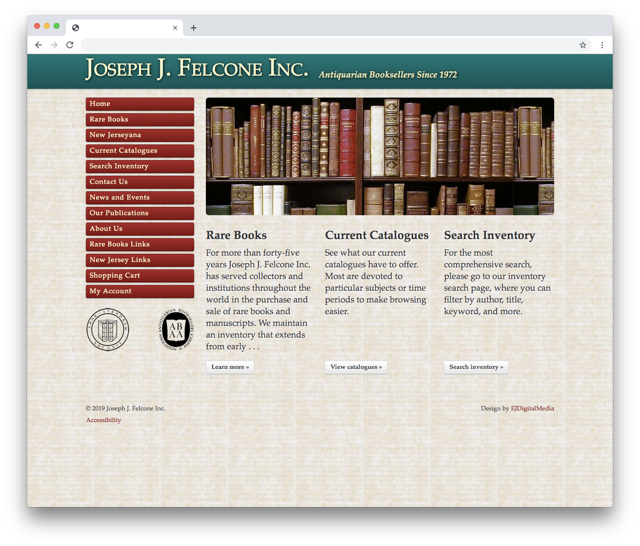 Website screenshot for Felcone.com